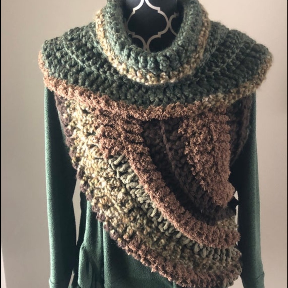 Handmade Katniss inspired Cowl Sweater vest